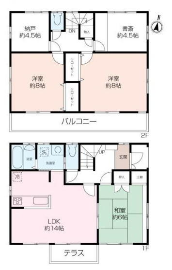 【間取り】 | 藤沢市用田  中古戸建  全1棟