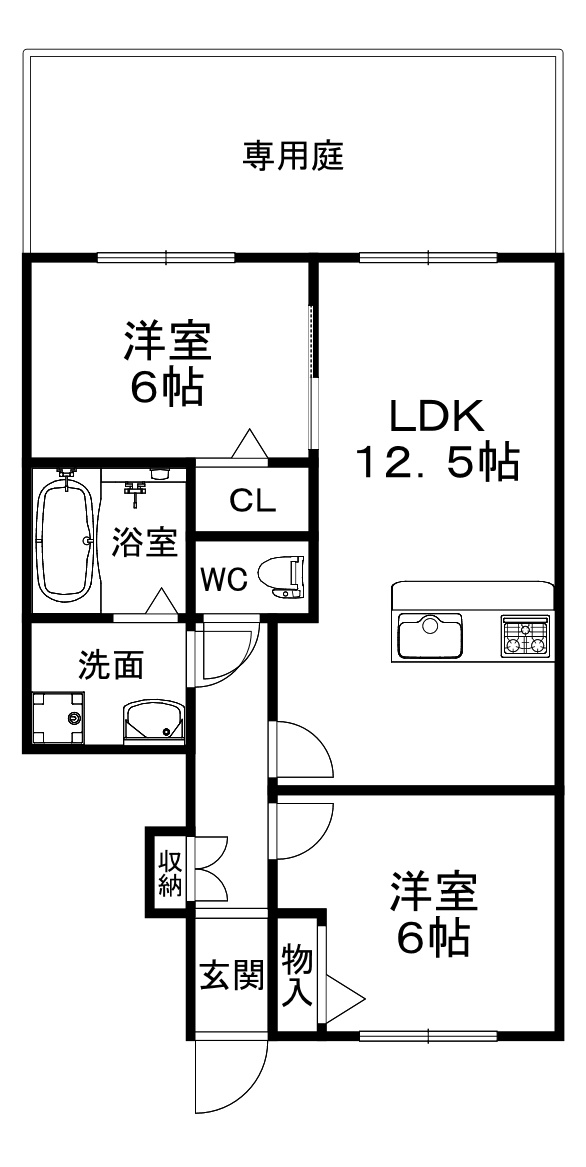 シャーメゾン大将軍の間取り