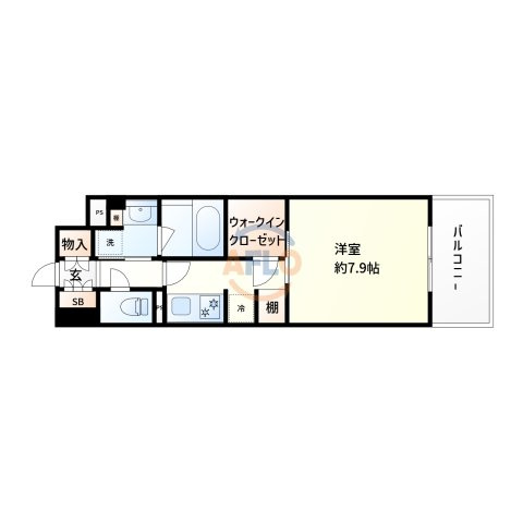 アビティ江坂の間取り|アビティ江坂　間取り