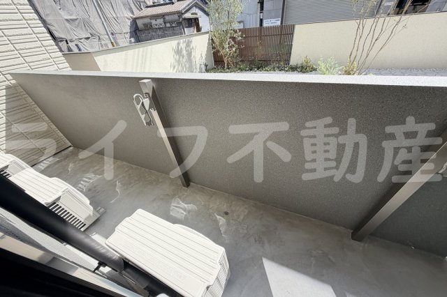 ウエスタンハイツ18のバルコニー