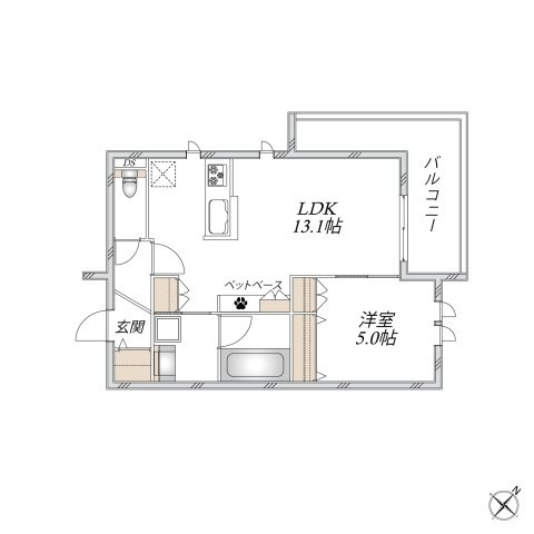 リュウ参番館の間取り|★間取図★