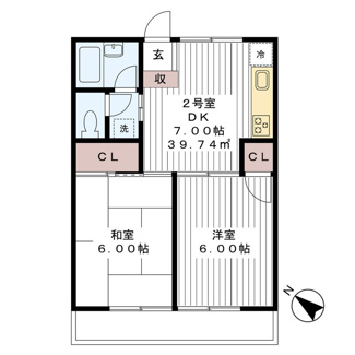 【間取り】 | メゾン大森