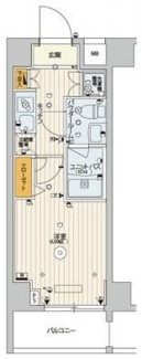 【間取り】 | スカイコート品川パークサイドⅡ | 間取りです。