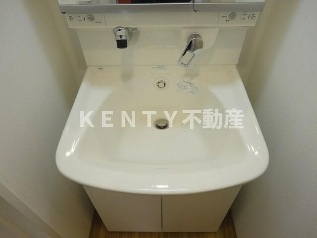 【洗面所】 | ヒルサイドクレソン | 忙しい朝には欠かせない洗面所です