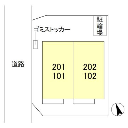 ダイワTKフラットの区画図