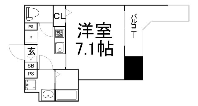【間取り】 | プランドール大手前レジデンス