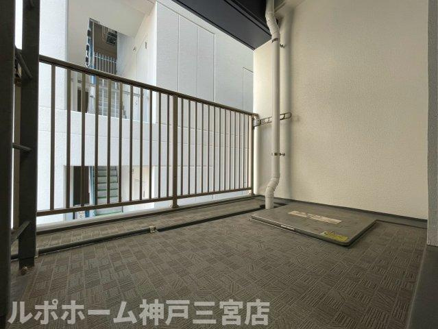 メゾンアイリスのバルコニー