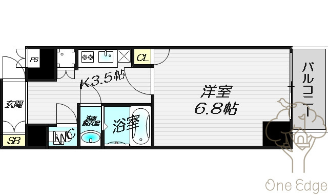 レジュールアッシュプレミアムツインⅡの間取り
