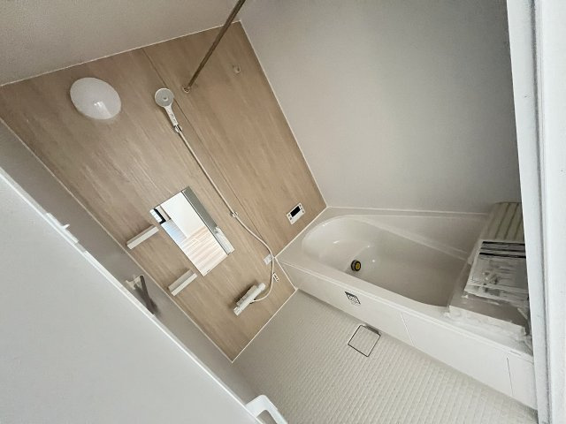 【浴室】 | 福岡市東区香椎駅東1丁目2期　1号棟（全1棟）【仲介手数料無料・0円】 | 施工例。浴室です。施工例は完成時と異なる場合があります。