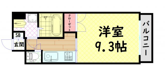 【間取り】 | クレアート難波南イービス