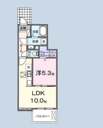 モカ　シャンティーの間取り