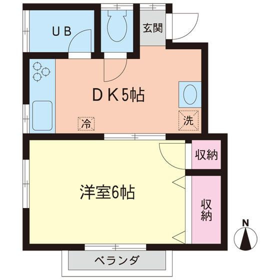 コーポプリティの間取り