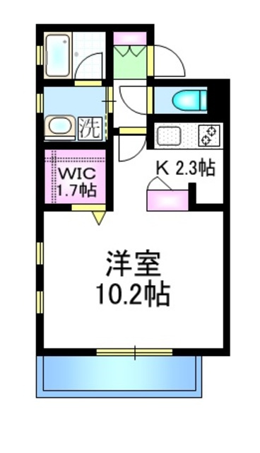 BELTIS椎名町の間取り|★角部屋２面採光★