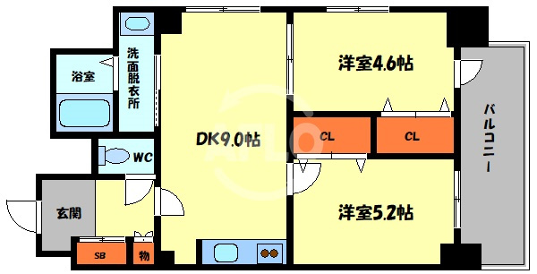 ライオンズマンション四天王寺の間取り|ライオンズマンション四天王寺　間取り