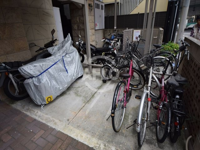 レユニール優のその他共用部分|レユニール優　バイク置き場