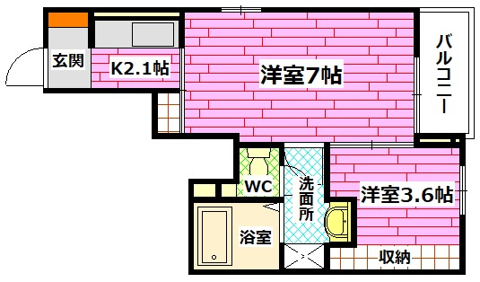 フリシュIの間取り