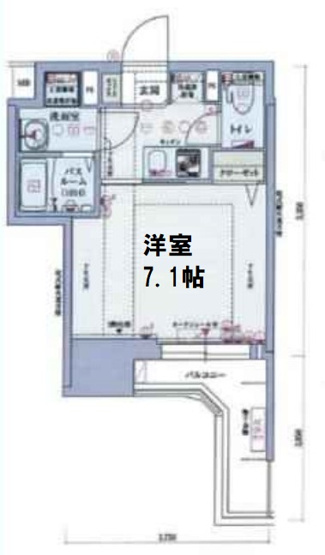 【間取り】 | プランドール大手前レジデンス