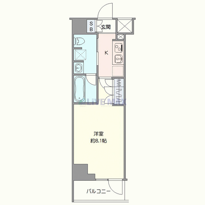 メイクスデザイン千鳥町アジールコートの間取り