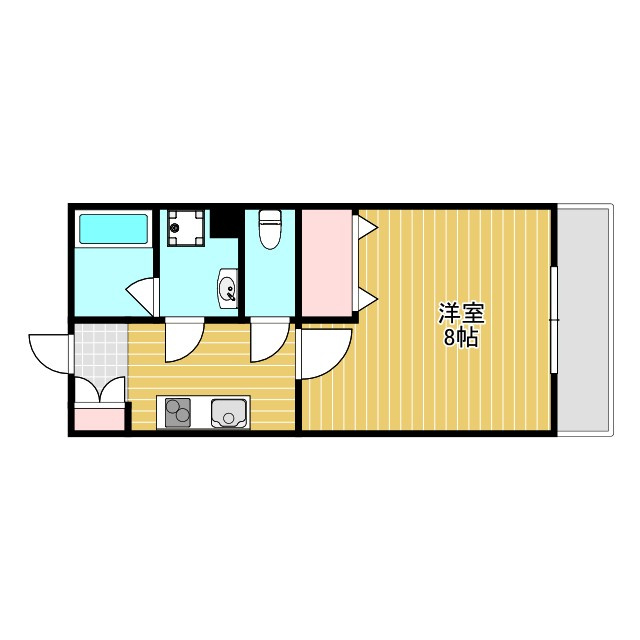 パウゼ西本町の間取り