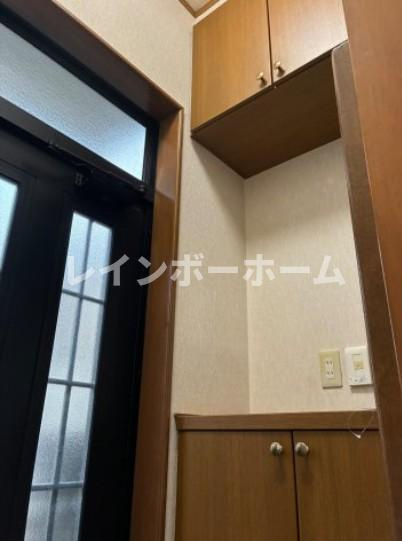 ペットと暮らすふじみ野戸建ての玄関