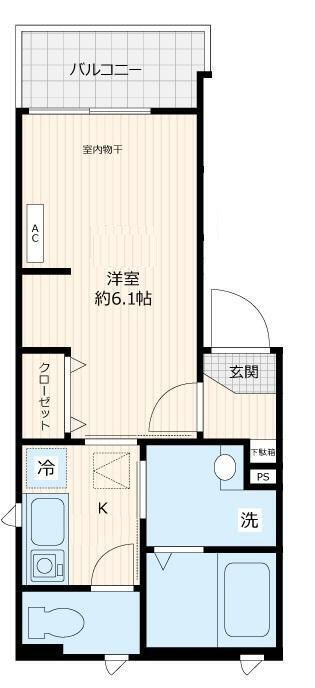 ブラン北千住の間取り|間取りです。