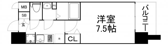 【間取り】 | プレサンス大阪都島エレナード
