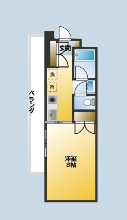 C's 22 OHSAWAの間取り