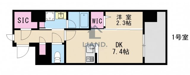 LANDIC　O3152　三宅小学校区の間取り|LANDIC O3152
