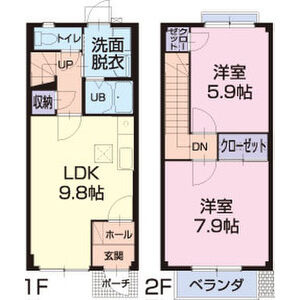 ファミール北野の間取り