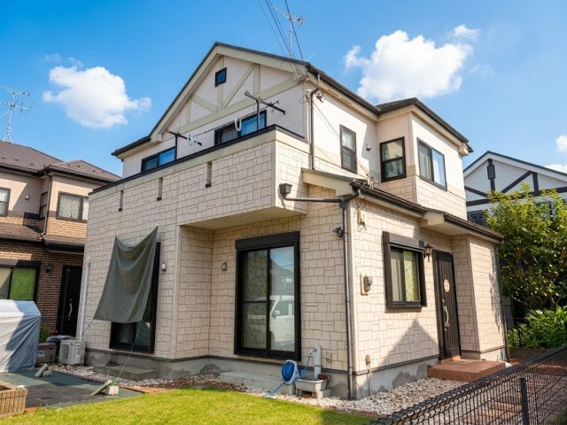 取手市紫水　中古戸建ての外観|※一部CG加工をしております
