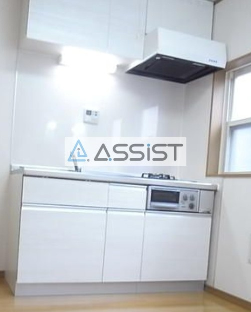 1K　Apartmentのキッチン