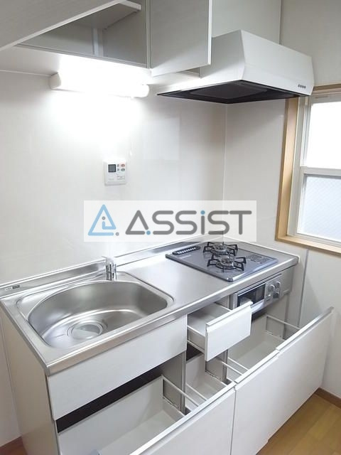 1K　Apartmentのキッチン
