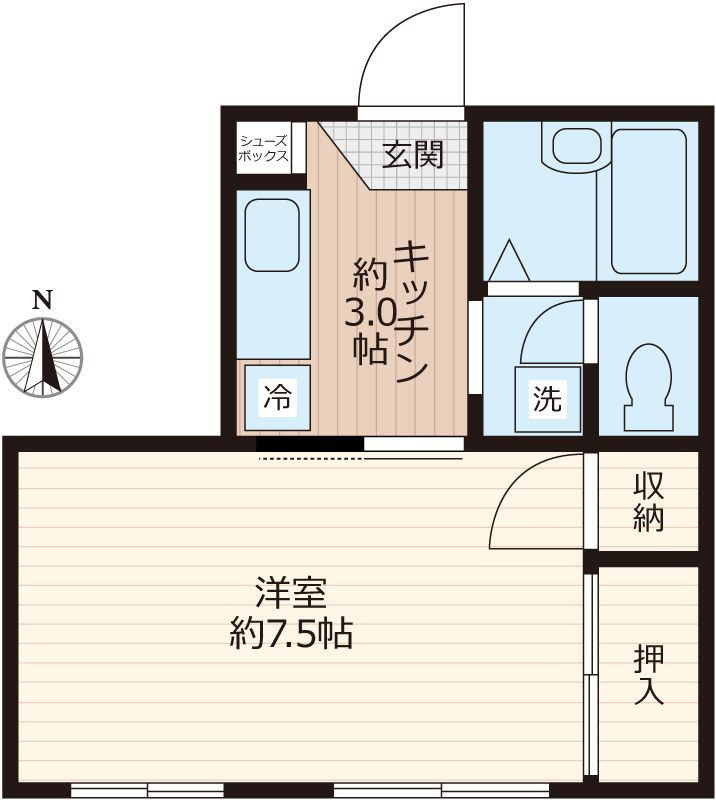 コーポ平井の間取り