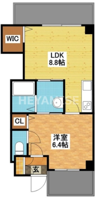 modern　palazzo文教通り　の間取り