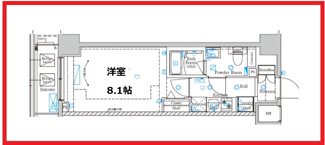 【間取り】 | アゼストお花茶屋Ⅴ