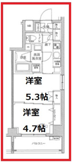 【間取り】 | ルフレプレミアム押上
