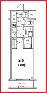 【間取り】 | ライジングプレイス西浅草