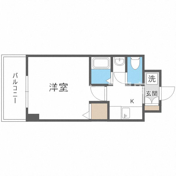 M`PLAZA住吉公園弐番館の間取り