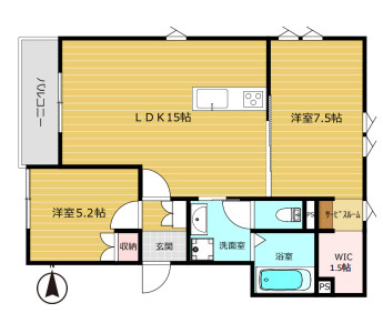 フォレストメゾンひばりヶ丘の間取り