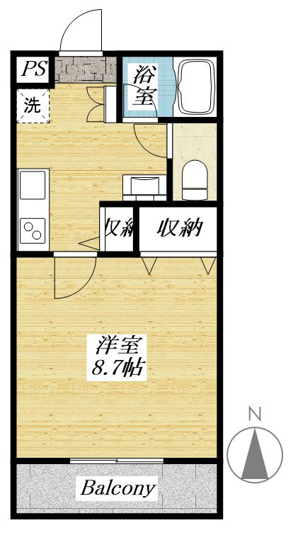 サンパティークの間取り