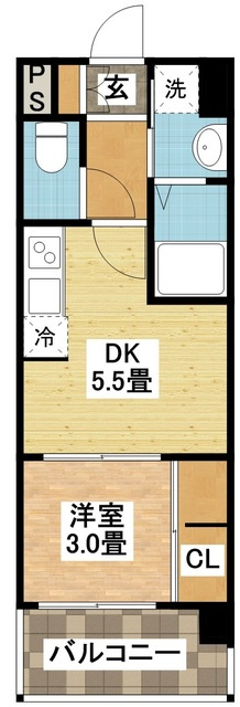 modern palazzo平和公園の間取り