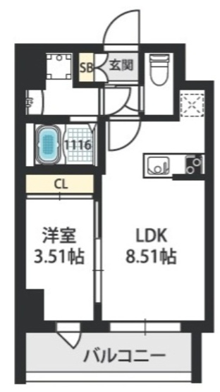【間取り】 | グランパシフィック今里innovation