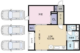 【間取り】 | クレールコート | 間取りです。
