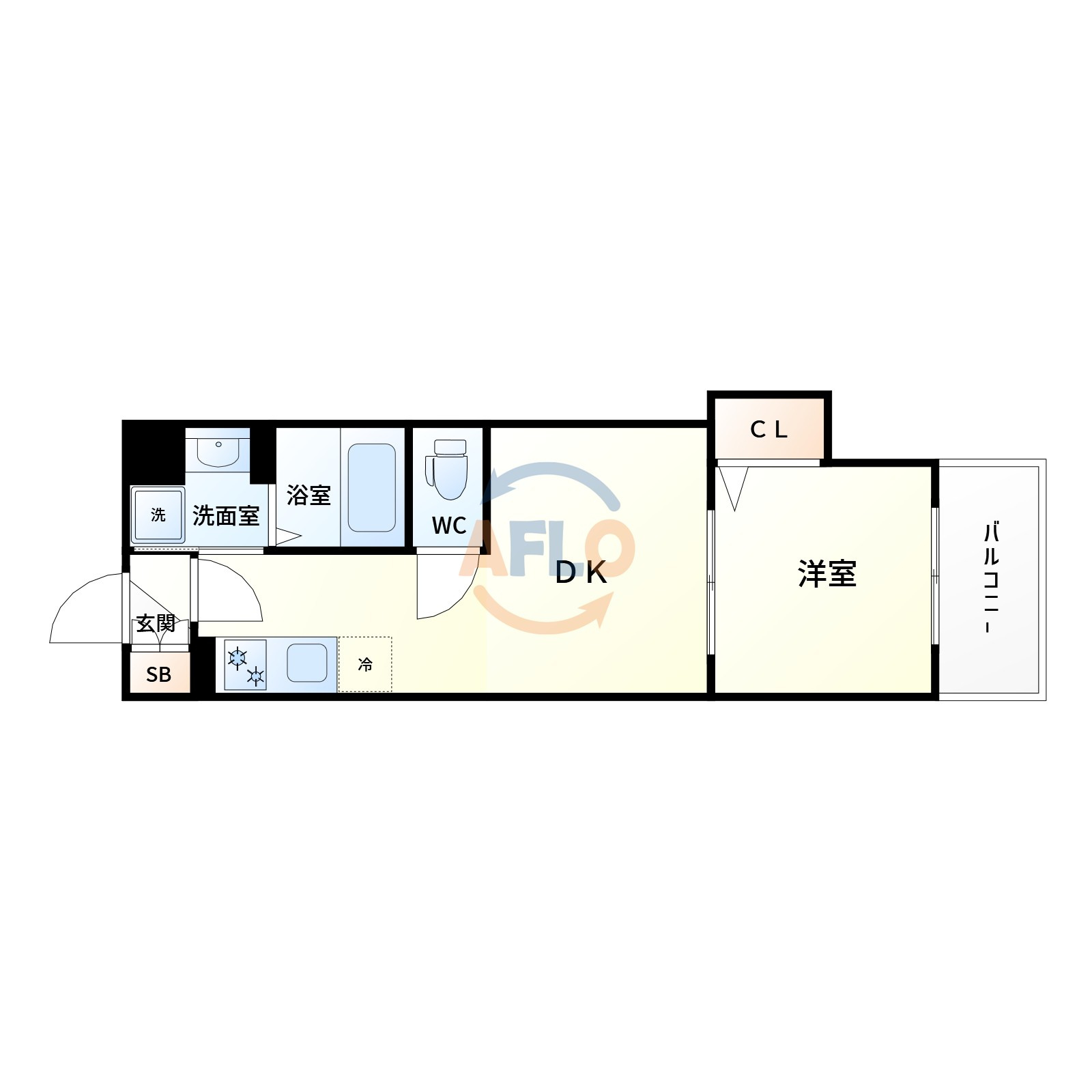 アクシアエムシティ大阪瑞光の間取り|間取り