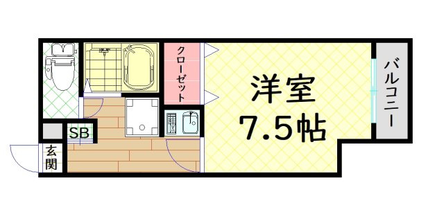 【間取り】 | グレース肥後橋