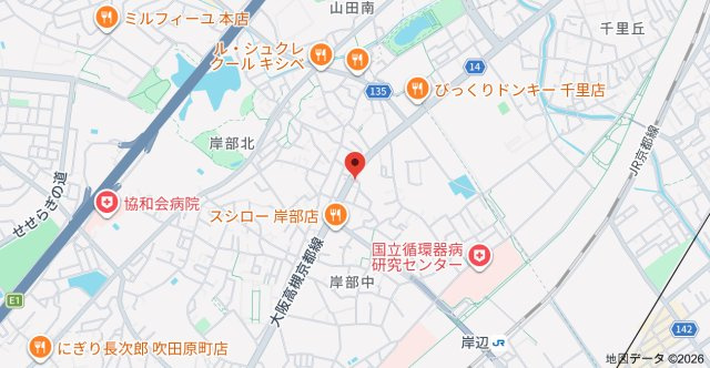 シャーメゾントトローズの地図