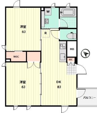 エステート南砂町の間取り