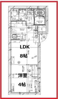 【間取り】 | エイチダブリューヒルズ東日暮里Ⅱ