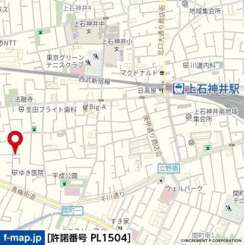 カーサ・フェリスの地図