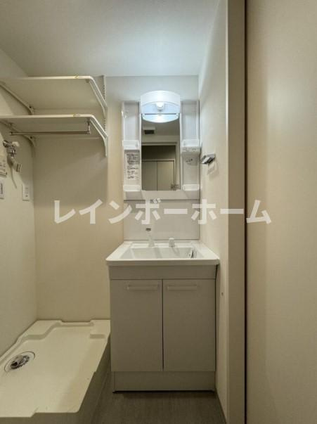 robot home 五香仲介手数料（賃料の1.10ヵ月）の50％OFF対象物件！の洗面所|スペースが確保できる洗面所です